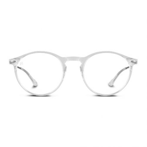 Cruz Blue Light Round Eyeglasses Crystal