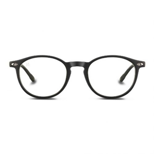 Cruz Blue Light Round Eyeglasses Black