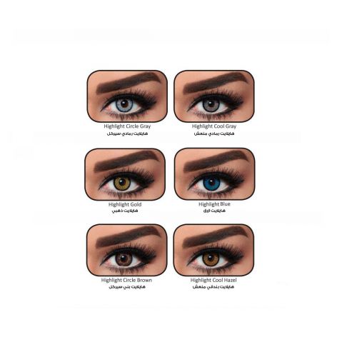 Bella Highlight Colored Contact Lens - Quarterly