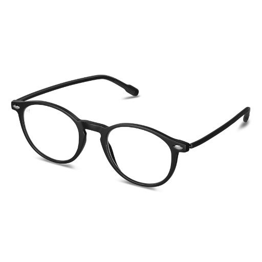 Cruz Blue Light Round Eyeglasses Black