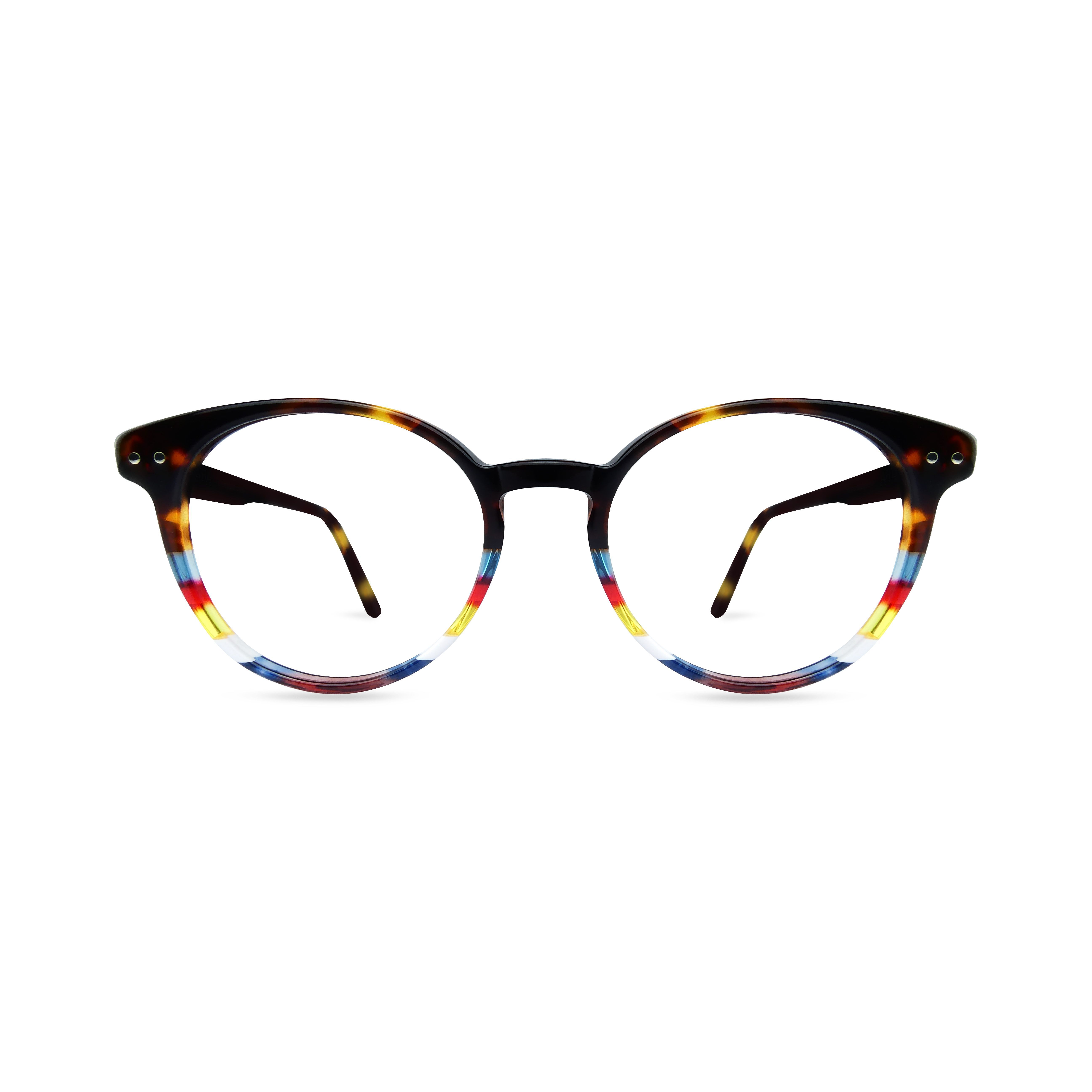 FIUGGI Round Eyeglasses HAVANA - size  52