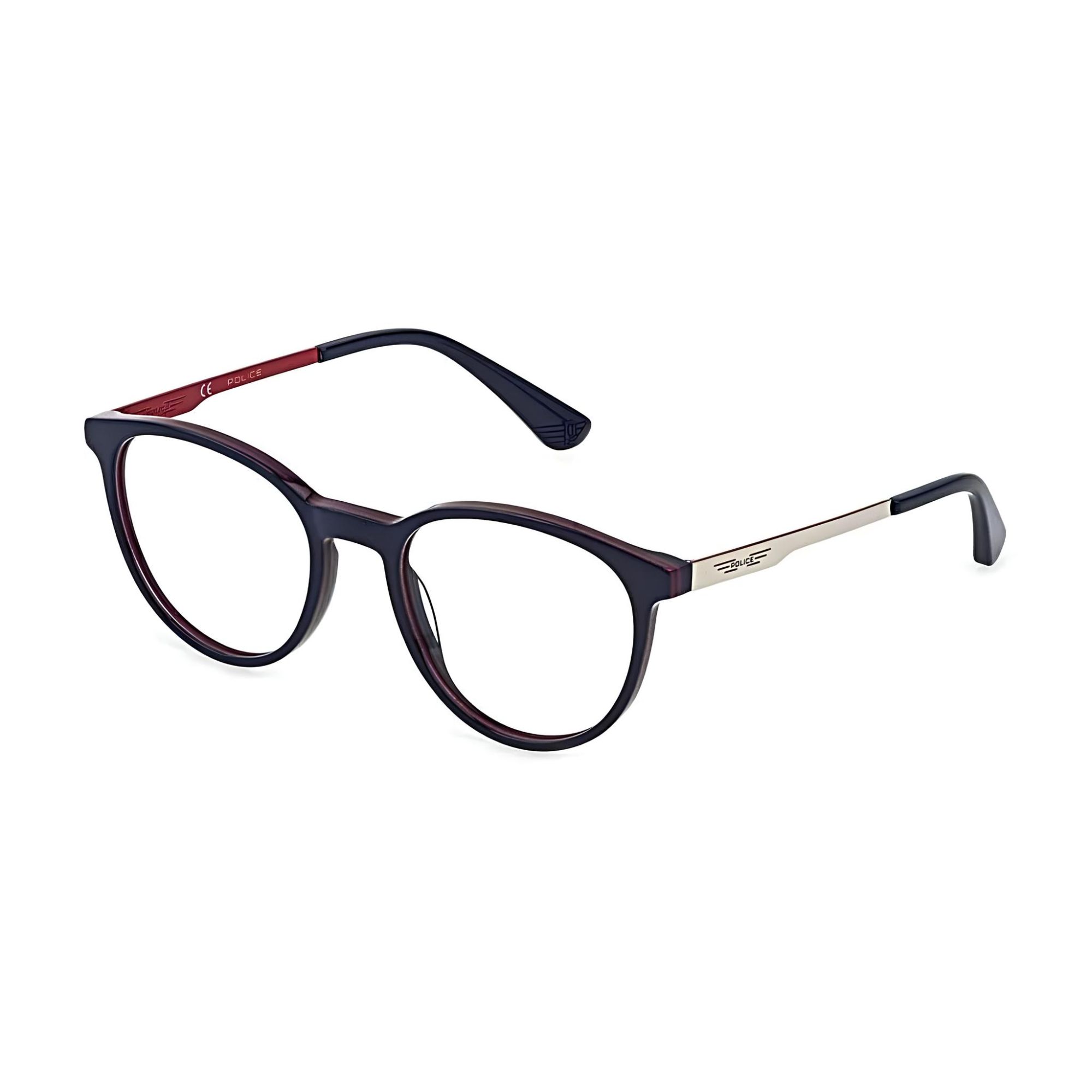 VK098 Round Eyeglasses 1BTK - size  49